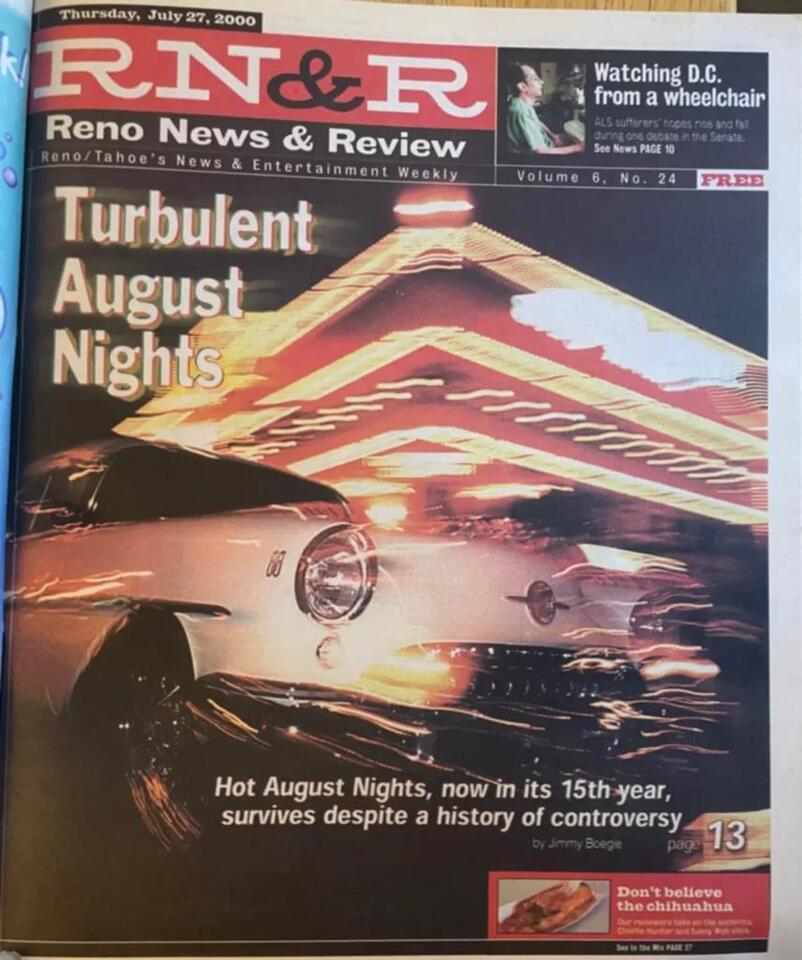 From the Archives: ‘Hot August Nights, now in its 15th year, survives despite a history of controversy’ (July 27, 2000)