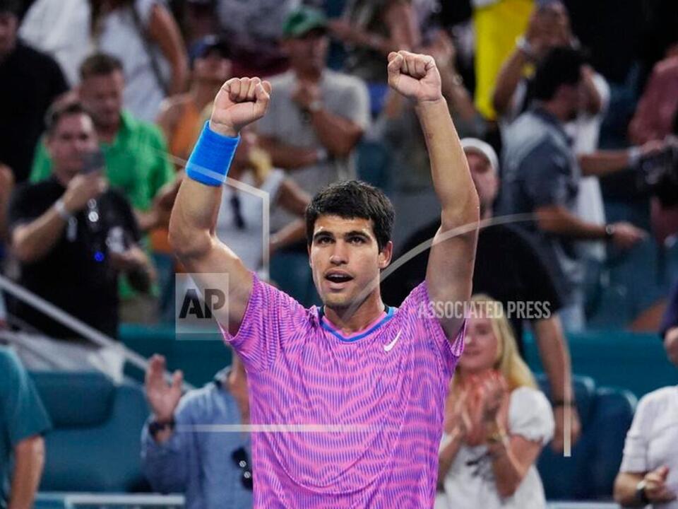 Carlos Alcaraz 2024 Miami Open presented by Itau Odds