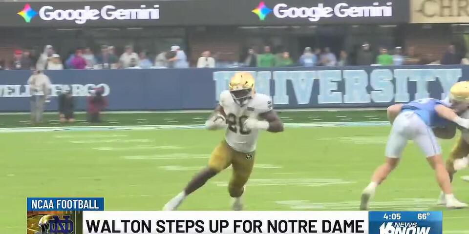 Marcus Freeman discusses Jonaz Walton’s growth after UNC win - NewsBreak