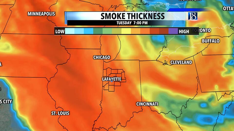 Wildfire smoke returns