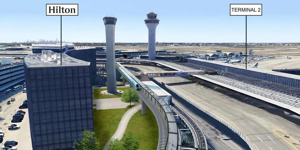 ‘O’Hare Flyer’ would whisk travelers between airport, Chicago Loop in 15 minutes