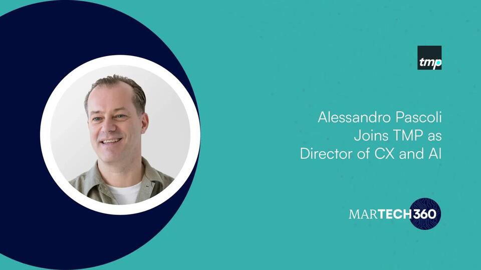 Alessandro Pascoli Joins TMP as Director of CX and AI - NewsBreak