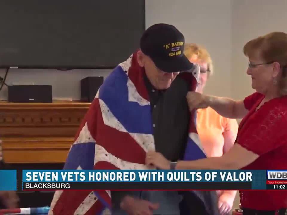 Veterans Honored With Quilts Of Valor