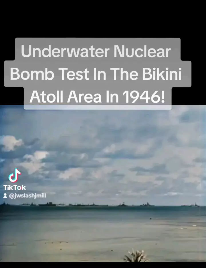 Hydrogen Bomb Test Underwater