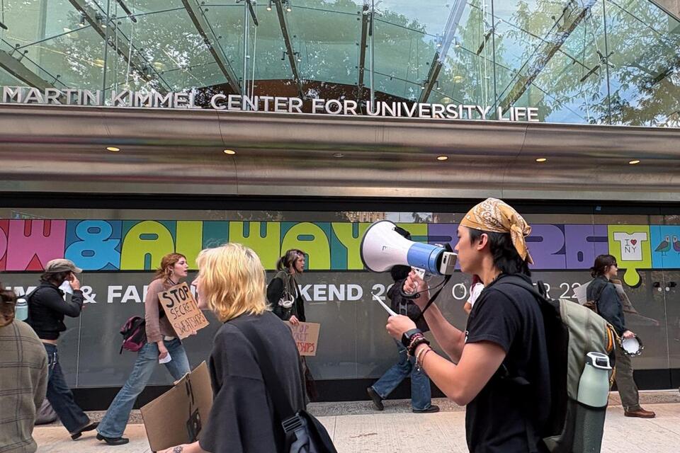 Students demand transparency on NYU merch production - NewsBreak