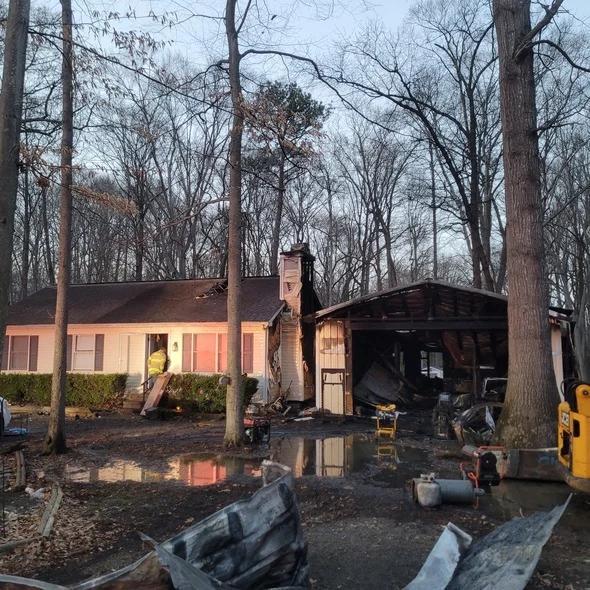 Six Displaced After Garage Fire in Caroline Co.; Fire Marshals ...