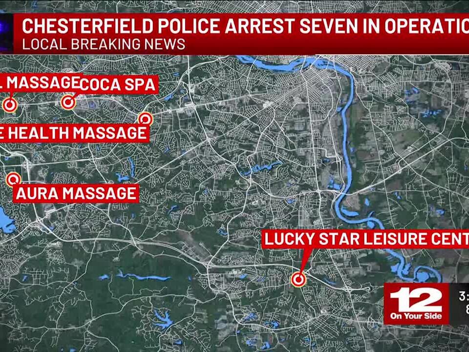 7 more arrests made in Chesterfield investigation into illicit massage
