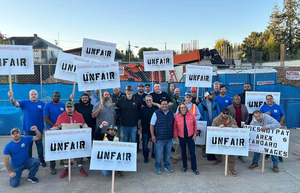 Berkeley construction workers protest, alleging unfair wages and unsafe ...