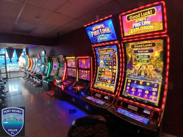 Over 200 slot machines seized in Port Richey illegal gambling arcades ...