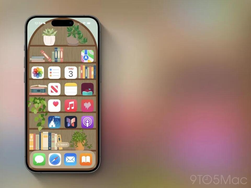 This iOS 18 bookshelf trend for Home Screens is ridiculously cute