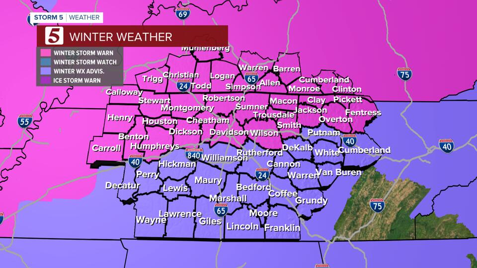 Snowfall across the Mid-South overnight (02.18.25) - NewsBreak