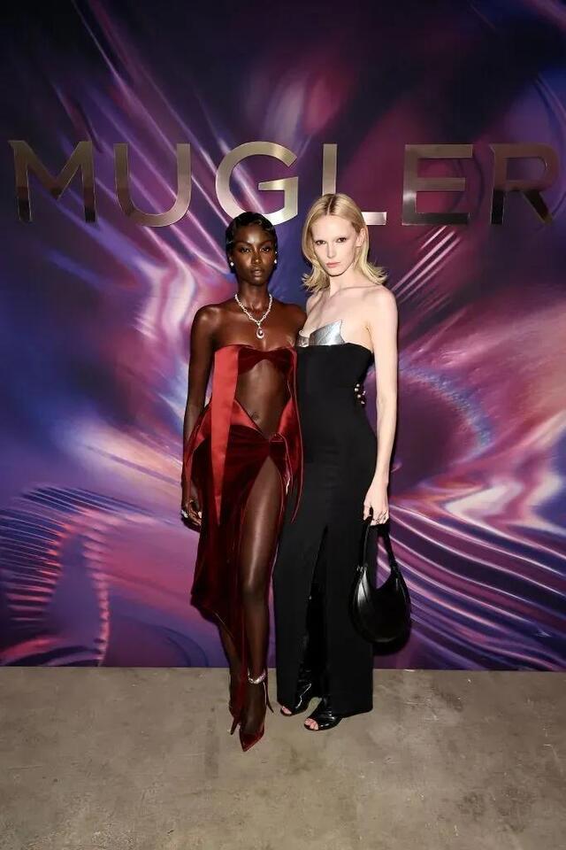 Anok Yai and Alex Consani Bring Bold Pink and Champagne Looks to the ...