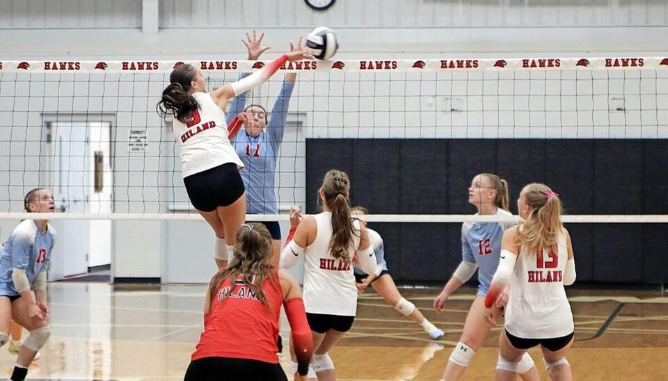Hiland volleyball picks up 3 IVC victories