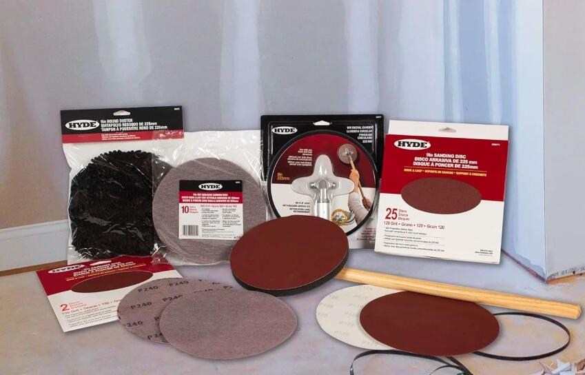 HYDE TOOLS 9-INCH ROUND SANDER KIT
