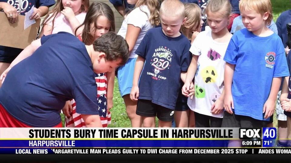 Harpursville Students Bury 2026 Time Capsule