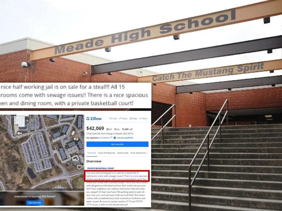 Maryland high school listed on Zillow for 42K in ‘creative’ senior prank