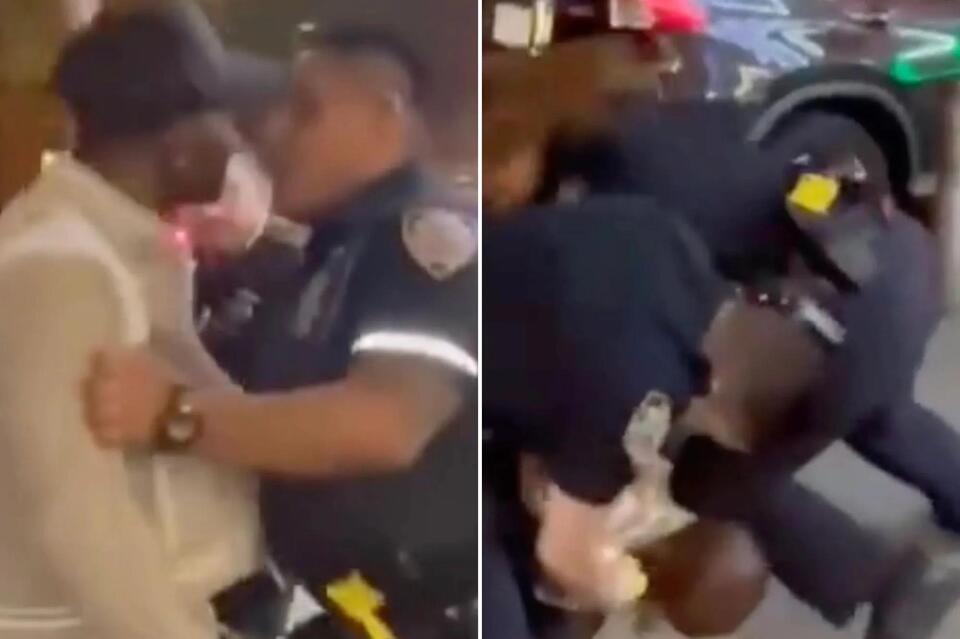 NYPD reviewing caught-on-camera clash between officers and suspect in ...