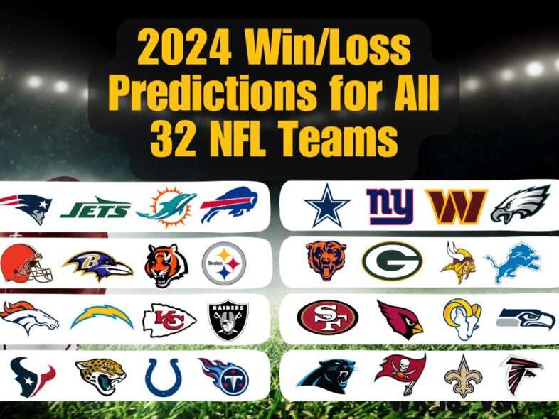 2024 NFL Win/Loss Predictions For Every Team