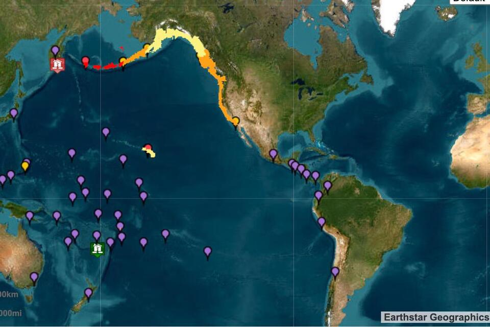 Did a tsunami hit hawaii