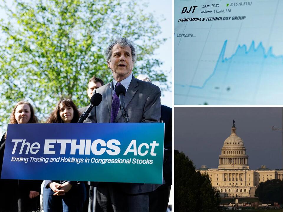 Bipartisan bill would ban members of Congress from trading stock