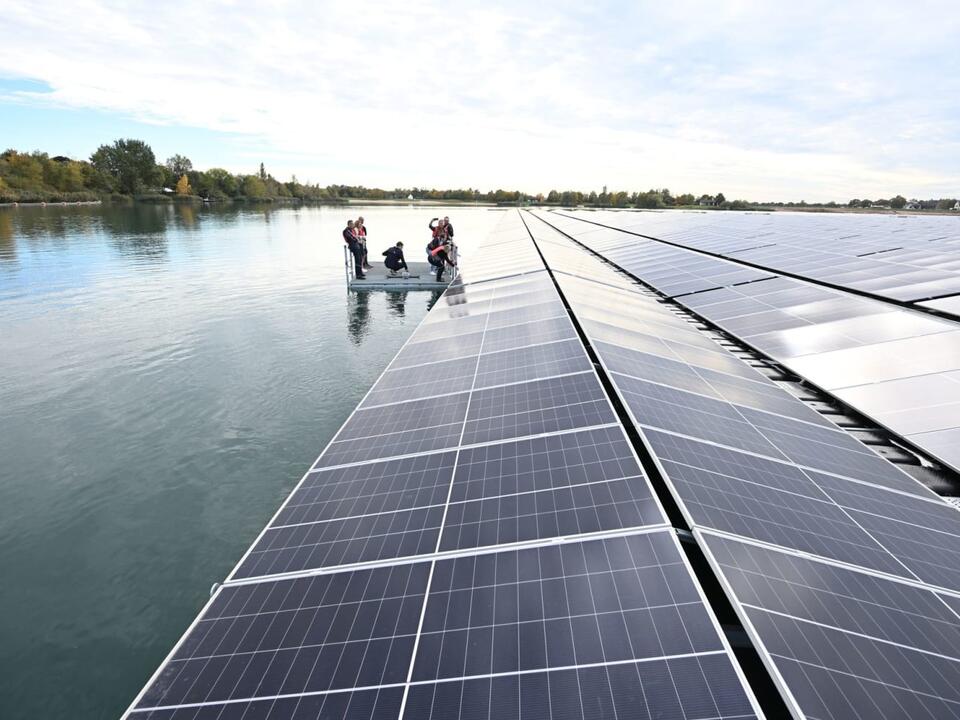 Largest floating solar system inaugurated in southwestern Germany