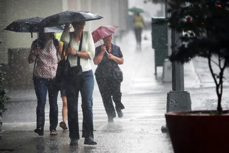 Cooler with more showers and storms on the way