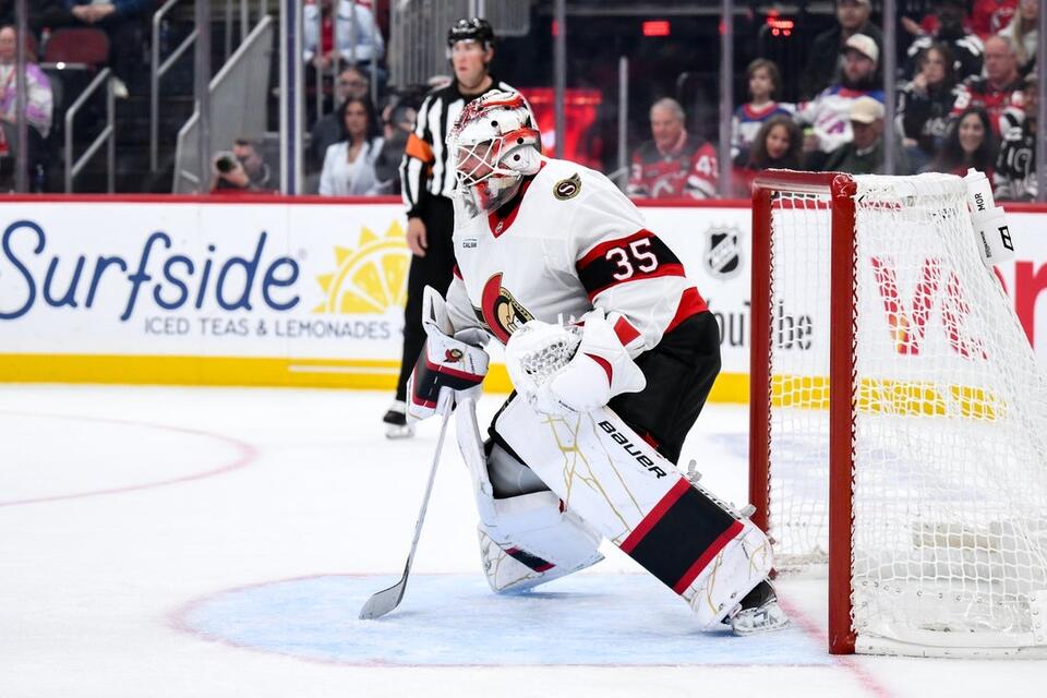 Linus Ullmark shines as Senators turn back Devils - NewsBreak
