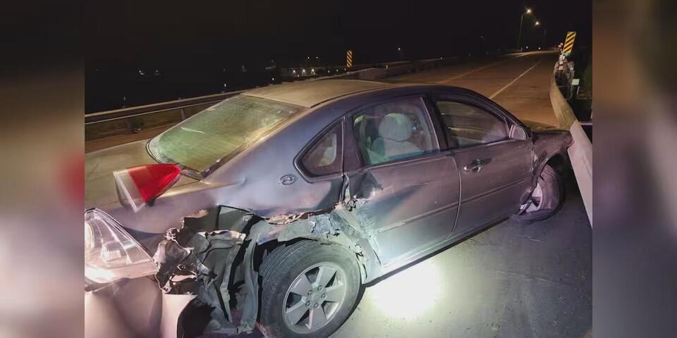 Deputy on patrol hears, responds to Brady overpass crash; driver arrested for DUI