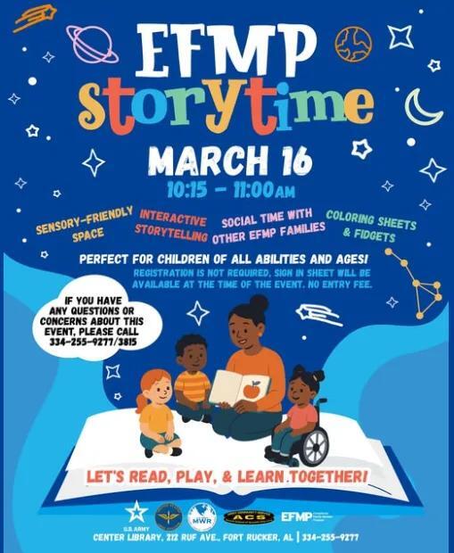 EFMP storytime at Fort Rucker - NewsBreak