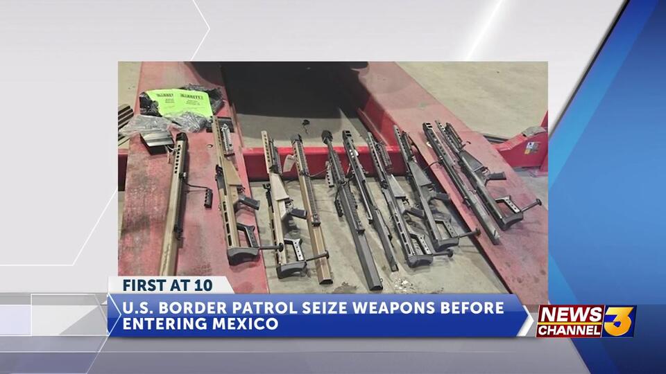 U.S. Border Patrol officers seize weapons at Calexico port of entry ...