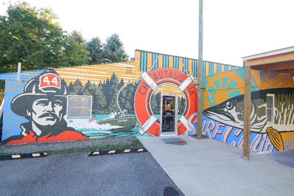 Paint CHQ Mural in Bemus Point Unveiled - NewsBreak