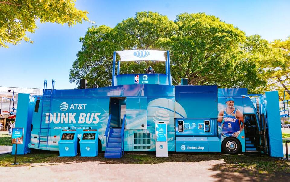How AT&T Took NBA Fandom on the Road With the 'Dunk Bus'