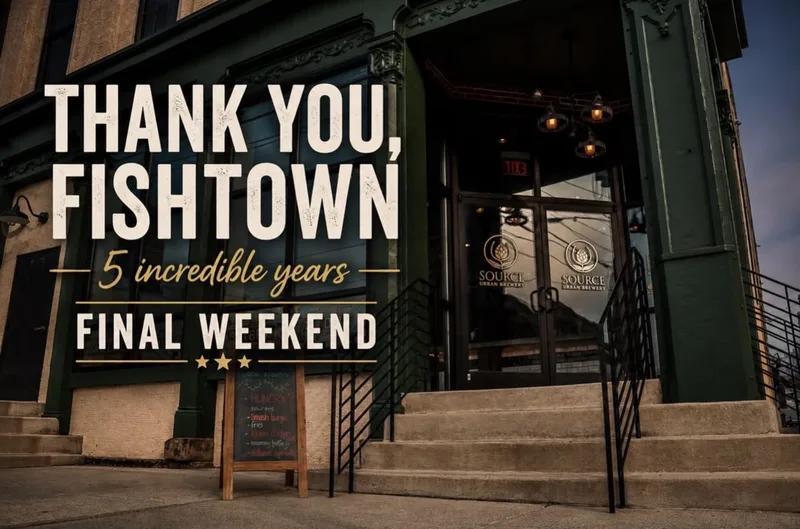 Source Urban Brewery Shuts Fishtown Taproom This Weekend