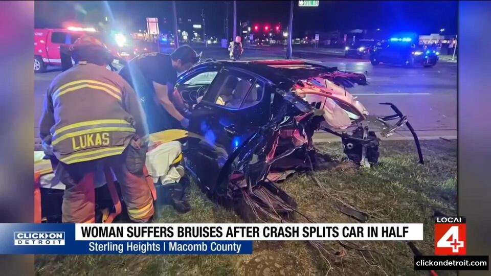 Teen Survives Car Being Split in Half by Alleged Drunk Driver Going ...
