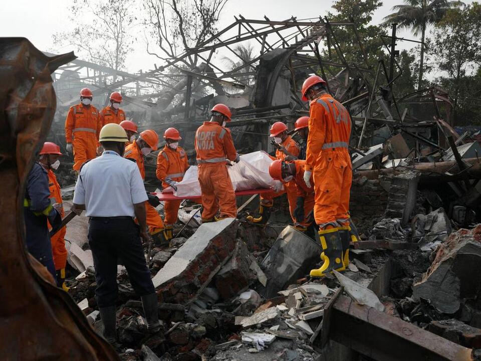 Explosion and fire at chemical factory in India kills at least 9