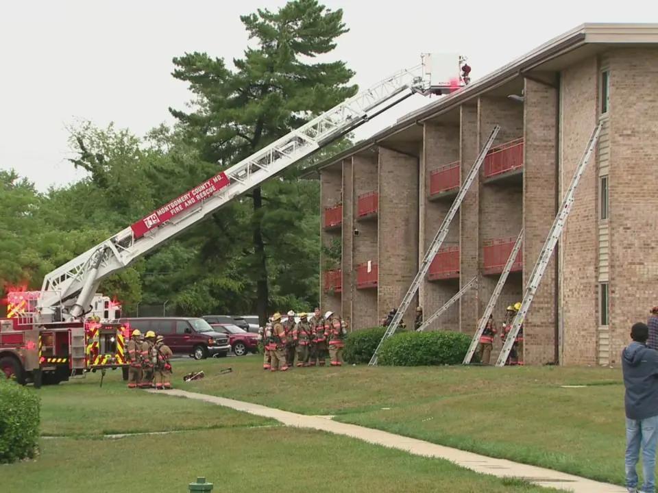 2 Alarm Fire At Montgomery County Apartment Complex Displaces 6 Families