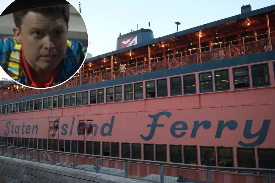 Colin Jost tries to sell his Staten Island ferry in ‘SNL’ sketch after