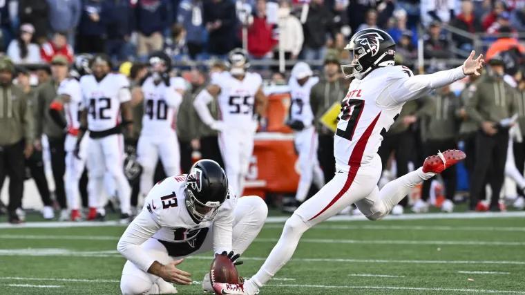 Why Parker Romo is kicking for Falcons and not Younghoe Koo with ...