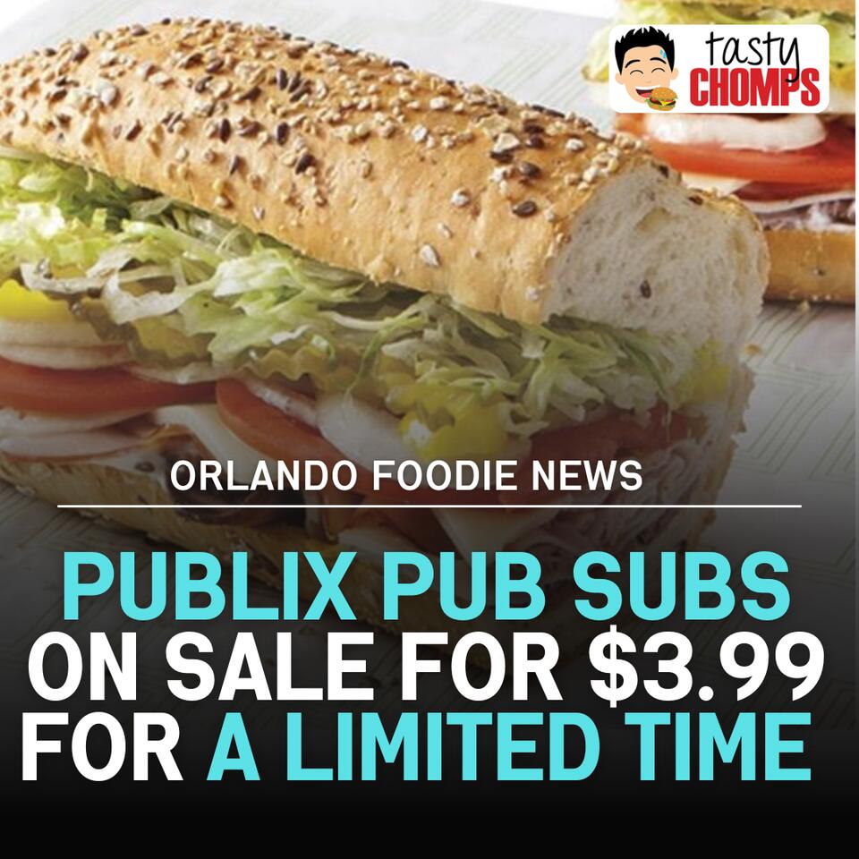 Publix Pub Subs on Sale for $3.99