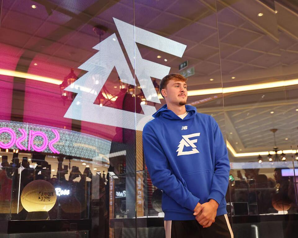 Cooper Flagg unveils New Balance signature logo - NewsBreak