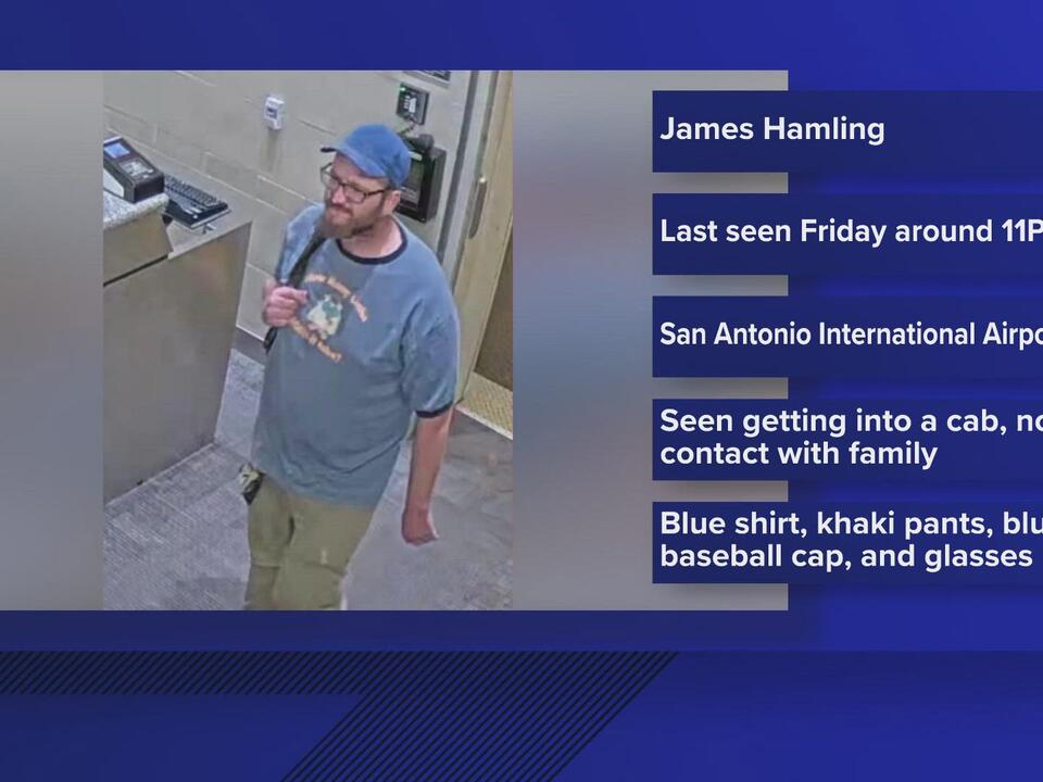 San Antonio Police search for missing man last seen at the airport on