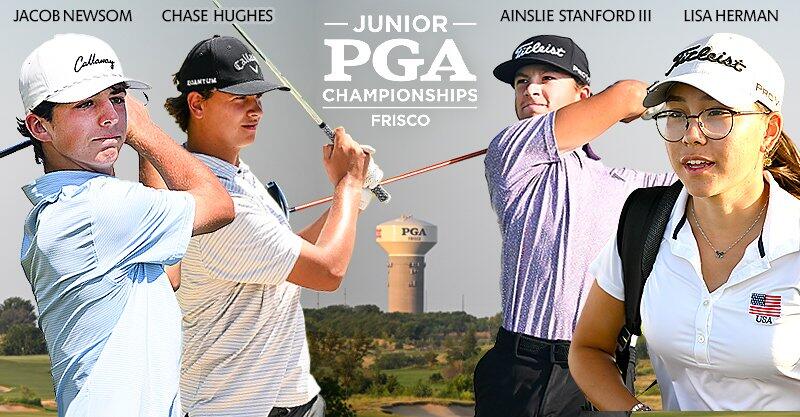 Hughes ties for second, Stanford fourth, Herman fifth in PGA Junior Championship