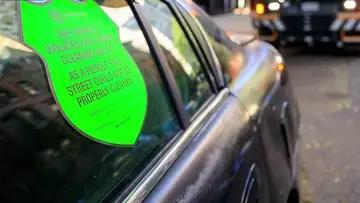 Green stickers of shame are popping up on NYC streets to single out drivers who park like idiots