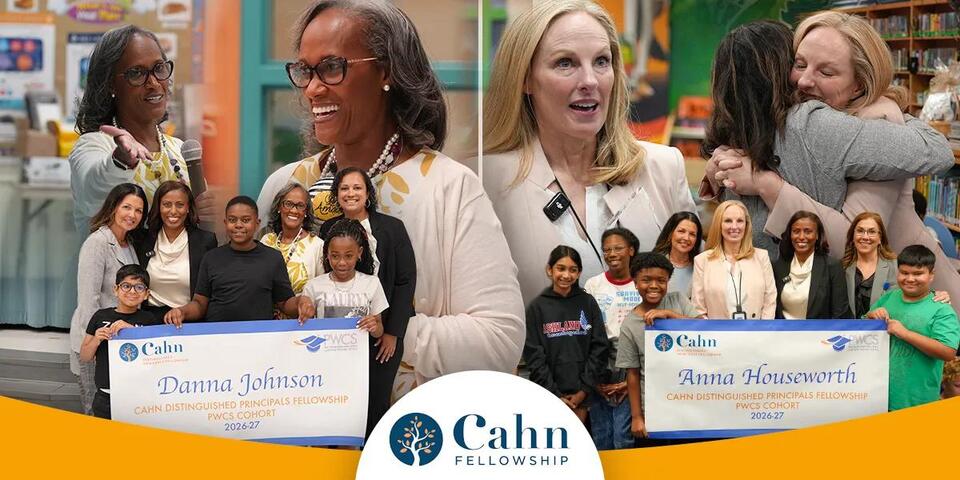 Two PWCS principals earn national Cahn Fellowship honor - NewsBreak