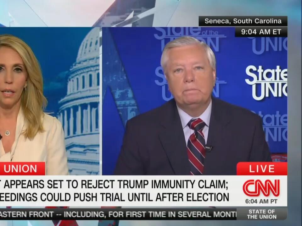 Lindsey Graham Delivers Wild Defense of Trump on Alleged CatchandKill Scheme ‘Arnold