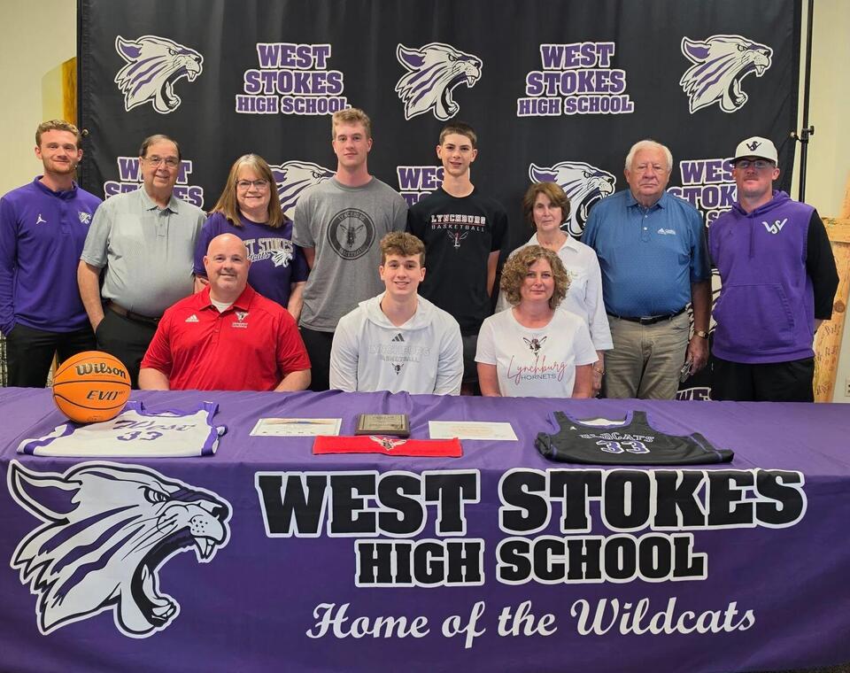 West Stokes Luke Anderson signs with University of Lynchburg - NewsBreak