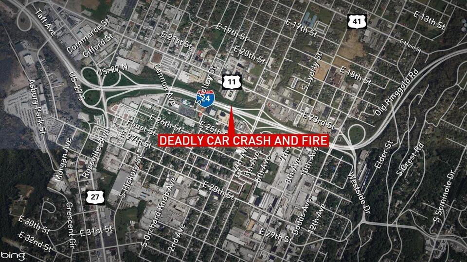 One dead after fiery interstate crash Sunday morning, Chattanooga ...