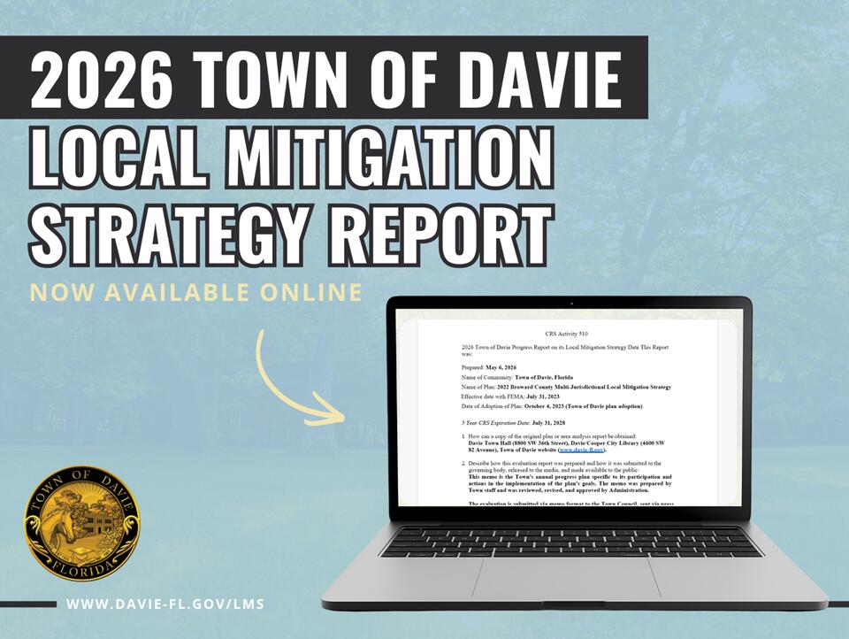 📢 Davie’s Local Mitigation Strategy Report Now Online - NewsBreak