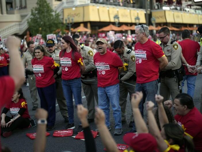 A potential Las Vegas workers strike could throw a wrench in the