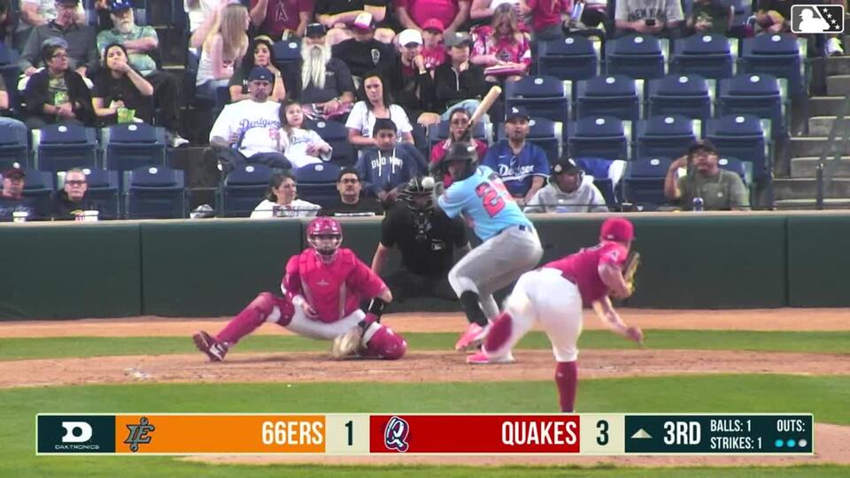 Cesar Quintas homers (1) on a fly ball to right field. Ricardo Cova ...